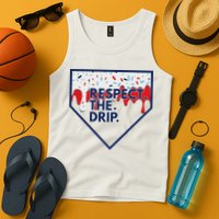 B.A.S.E.B.A.L.L Home Plate Drip For Ice Cream Spinkle Tank Top