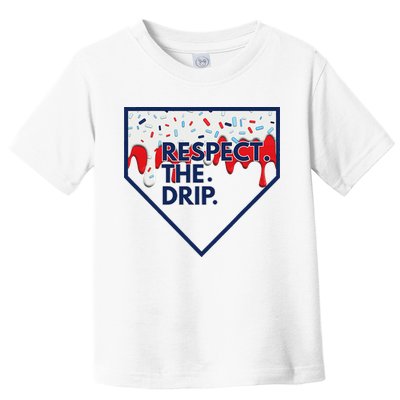 B.A.S.E.B.A.L.L Home Plate Drip For Ice Cream Spinkle Toddler T-Shirt