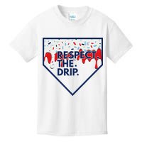 B.A.S.E.B.A.L.L Home Plate Drip For Ice Cream Spinkle Kids T-Shirt