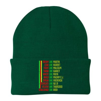 Black History Pride Martin Black Afro African Knit Cap Winter Beanie