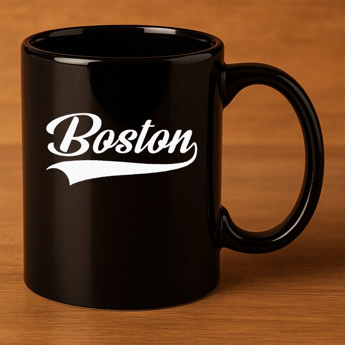 Boston Hometown Pride Massachusetts 11oz C Handle Ceramic Mug