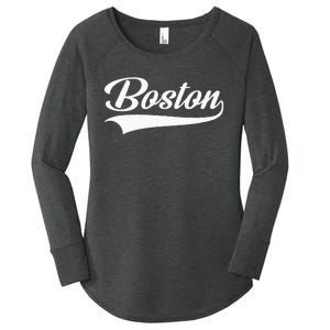 Boston Hometown Pride Massachusetts Women's Perfect Tri Tunic Long Sleeve Shirt