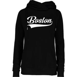 Boston Hometown Pride Massachusetts Womens Funnel Neck Pullover Hood