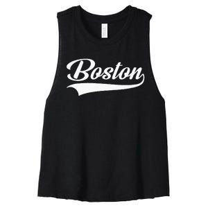 Boston Hometown Pride Massachusetts Women's Racerback Cropped Tank