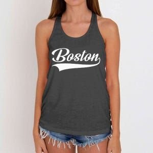 Boston Hometown Pride Massachusetts Women's Knotted Racerback Tank