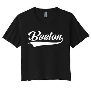 Boston Hometown Pride Massachusetts Women's Crop Top Tee