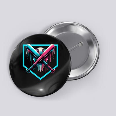 Baseball Home Plate Drip Boys Baseball Bat Baseball Drip Button