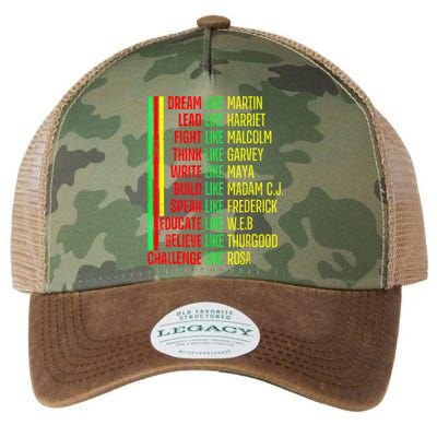 Black History Pride Martin Black Afro African Legacy Tie Dye Trucker Hat