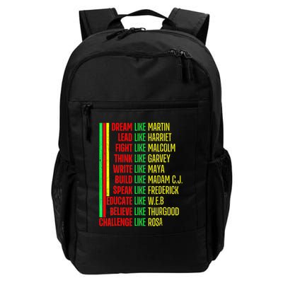 Black History Pride Martin Black Afro African Backpack