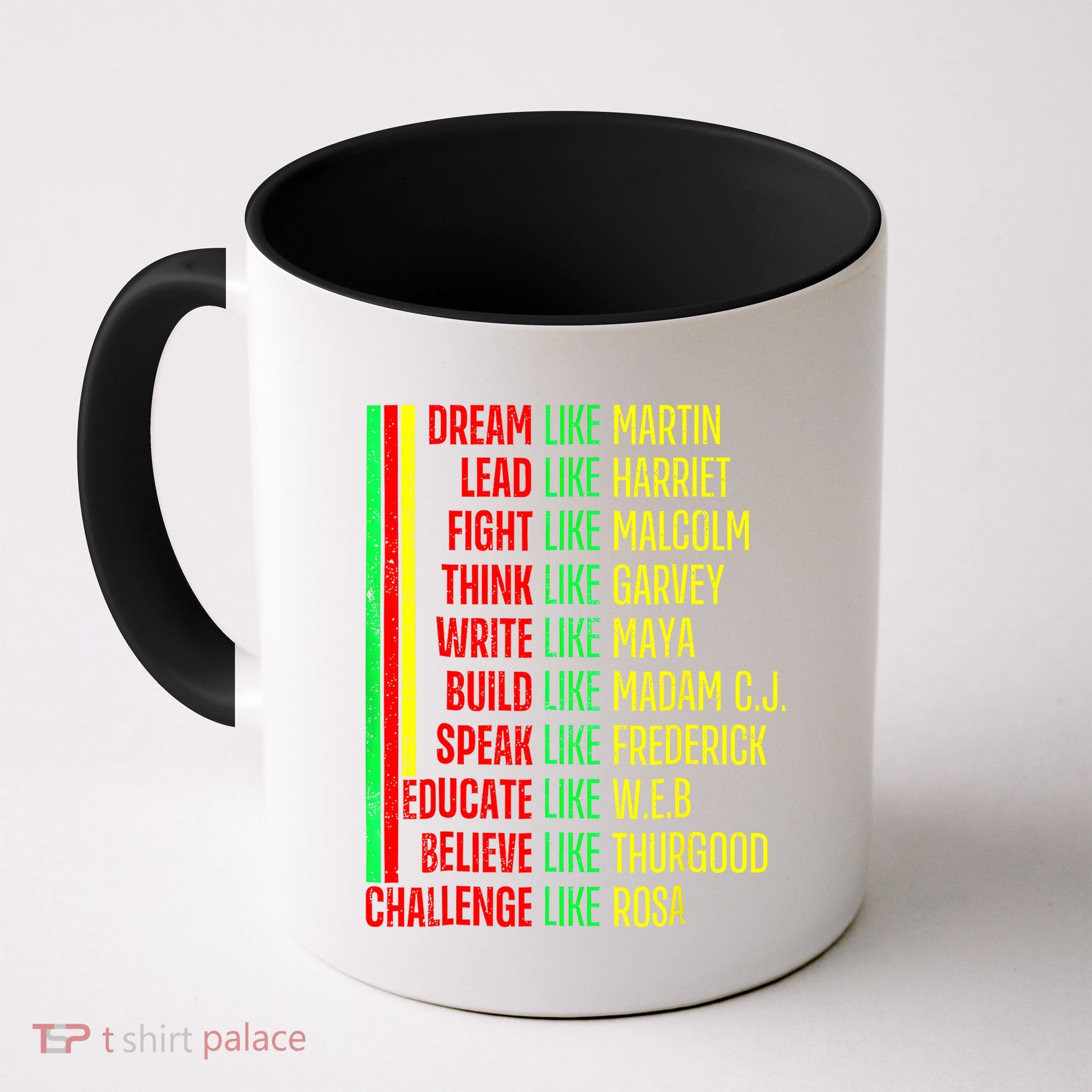 Black History Pride Martin Black Afro African Mug