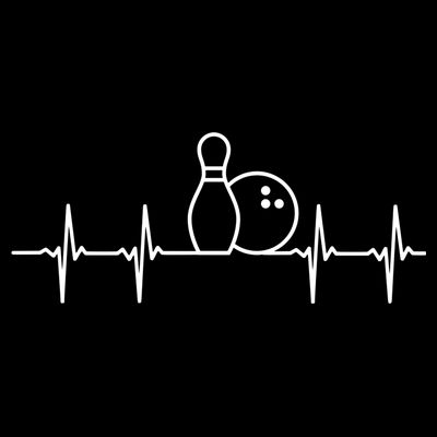 Bowling Heartbeat Pulse Gift T-Shirt
