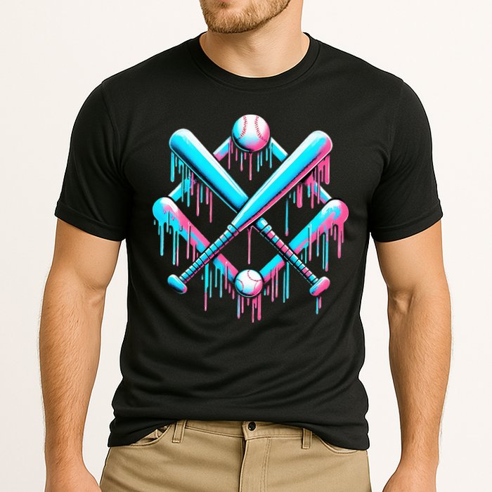 B.A.S.E.B.A.L.L Home Plate Drip For Ice Cream Spinkle Performance Shirt