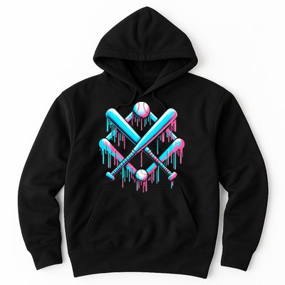 B.A.S.E.B.A.L.L Home Plate Drip For Ice Cream Spinkle Hoodie