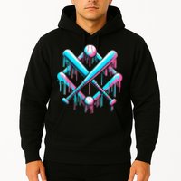 B.A.S.E.B.A.L.L Home Plate Drip For Ice Cream Spinkle Hoodie