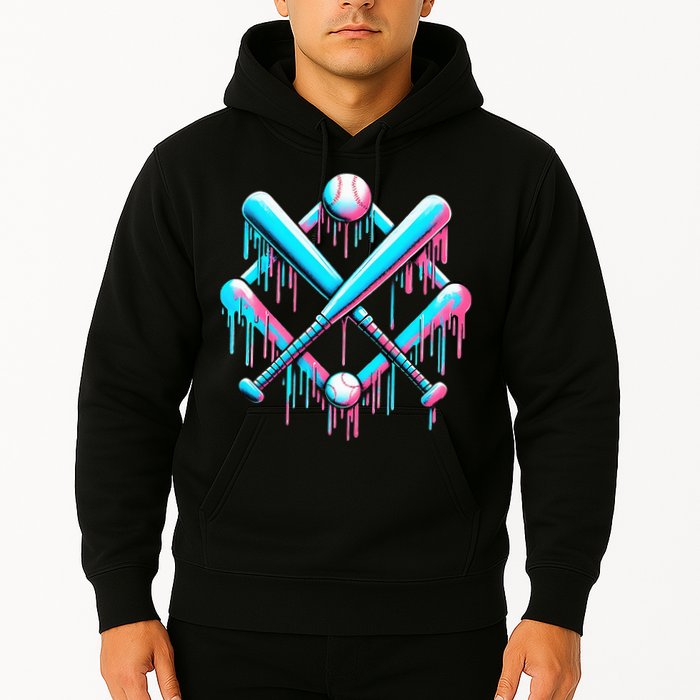 B.A.S.E.B.A.L.L Home Plate Drip For Ice Cream Spinkle Hoodie