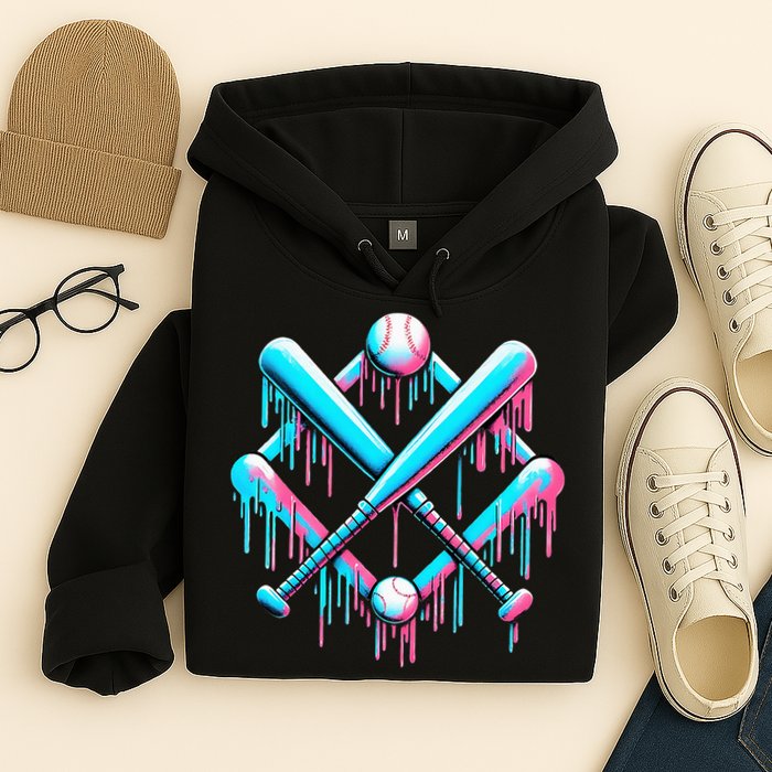 B.A.S.E.B.A.L.L Home Plate Drip For Ice Cream Spinkle Hoodie