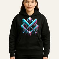 B.A.S.E.B.A.L.L Home Plate Drip For Ice Cream Spinkle Hoodie