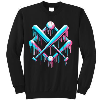 B.A.S.E.B.A.L.L Home Plate Drip For Ice Cream Spinkle Sweatshirt