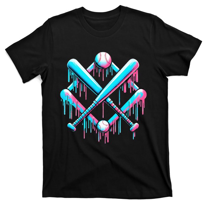 B.A.S.E.B.A.L.L Home Plate Drip For Ice Cream Spinkle T-Shirt