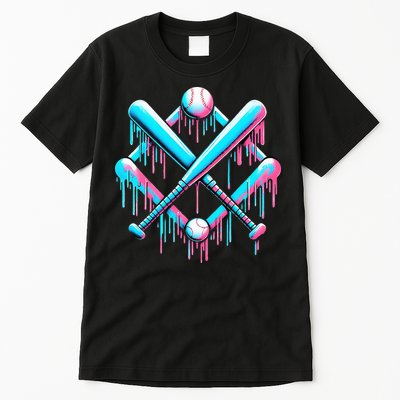 B.A.S.E.B.A.L.L Home Plate Drip For Ice Cream Spinkle Tall T-Shirt