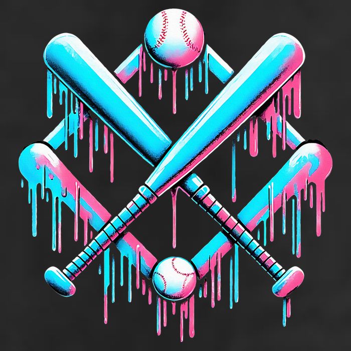 B.A.S.E.B.A.L.L Home Plate Drip For Ice Cream Spinkle Crop Fleece Hoodie
