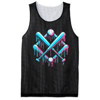 B.A.S.E.B.A.L.L Home Plate Drip For Ice Cream Spinkle Mesh Reversible Basketball Jersey Tank