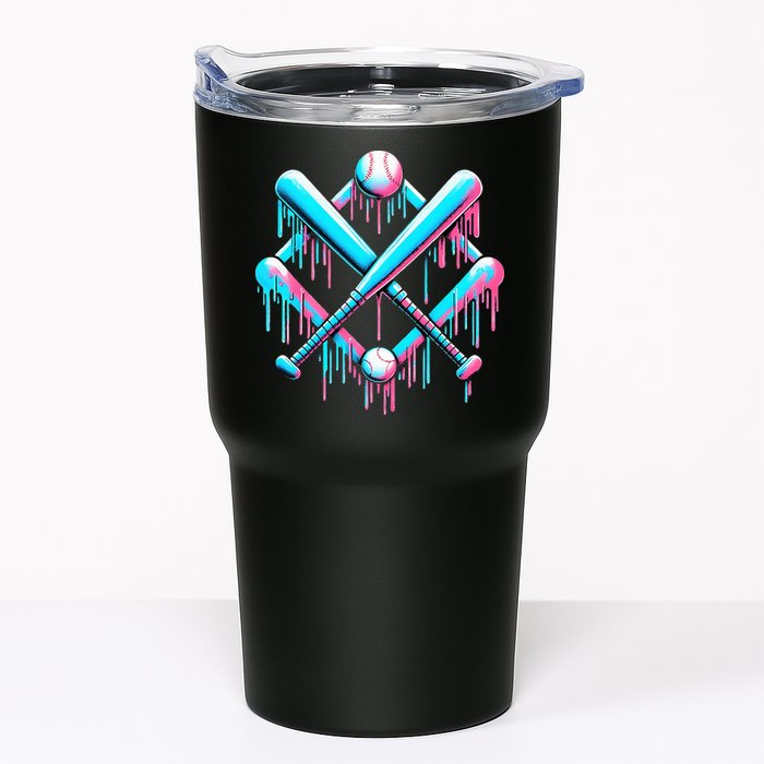 B.A.S.E.B.A.L.L Home Plate Drip For Ice Cream Spinkle Tumbler