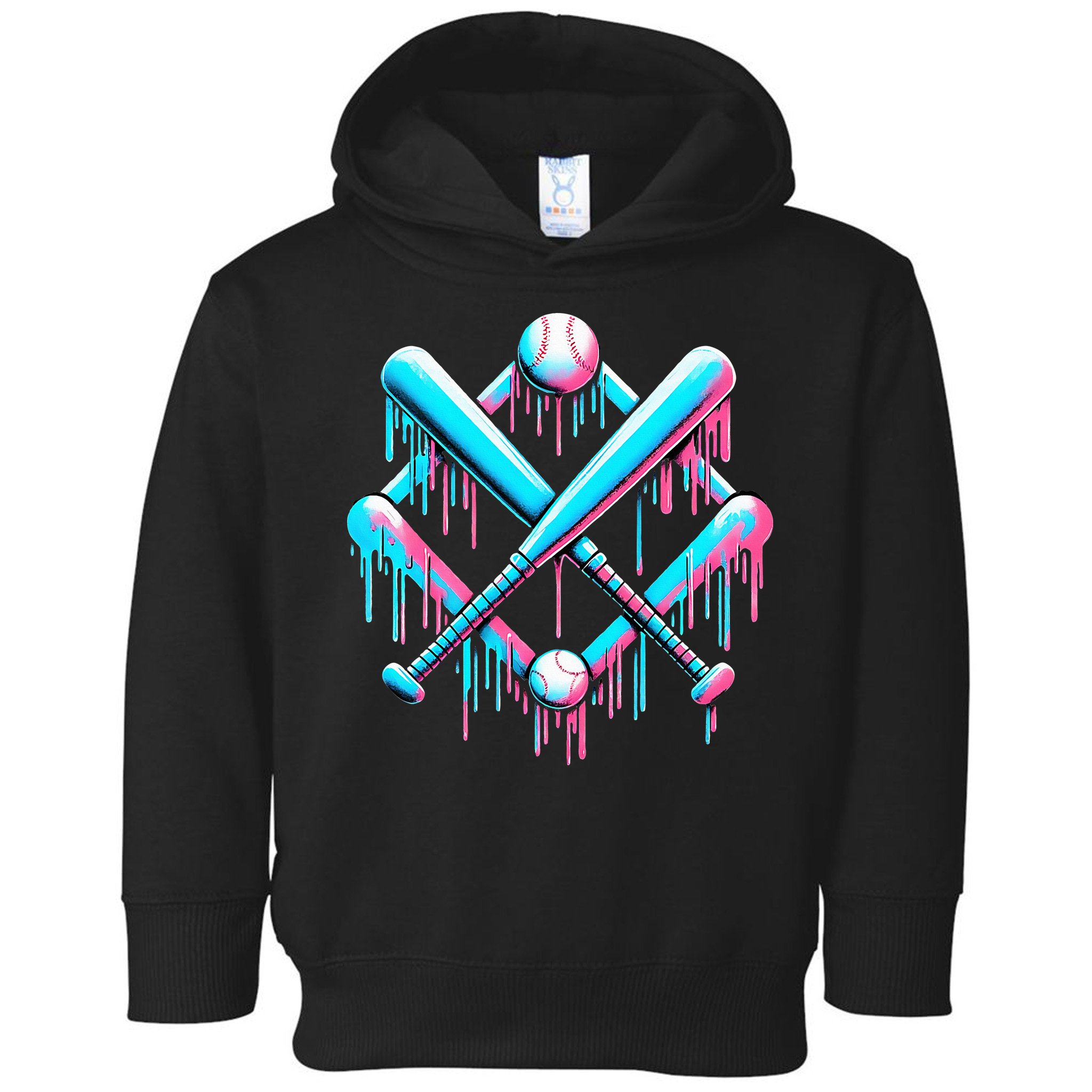 B.A.S.E.B.A.L.L Home Plate Drip For Ice Cream Spinkle Toddler Hoodie