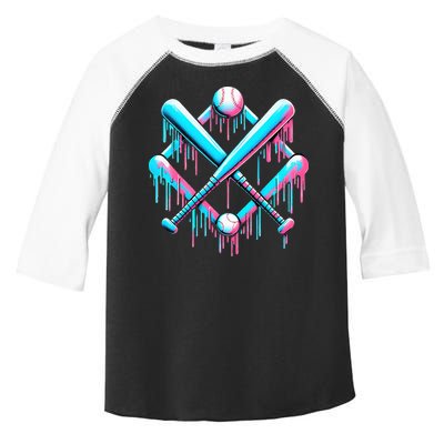 B.A.S.E.B.A.L.L Home Plate Drip For Ice Cream Spinkle Toddler Fine Jersey T-Shirt