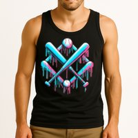 B.A.S.E.B.A.L.L Home Plate Drip For Ice Cream Spinkle Tank Top