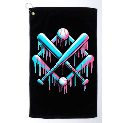 B.A.S.E.B.A.L.L Home Plate Drip For Ice Cream Spinkle Golf Towel