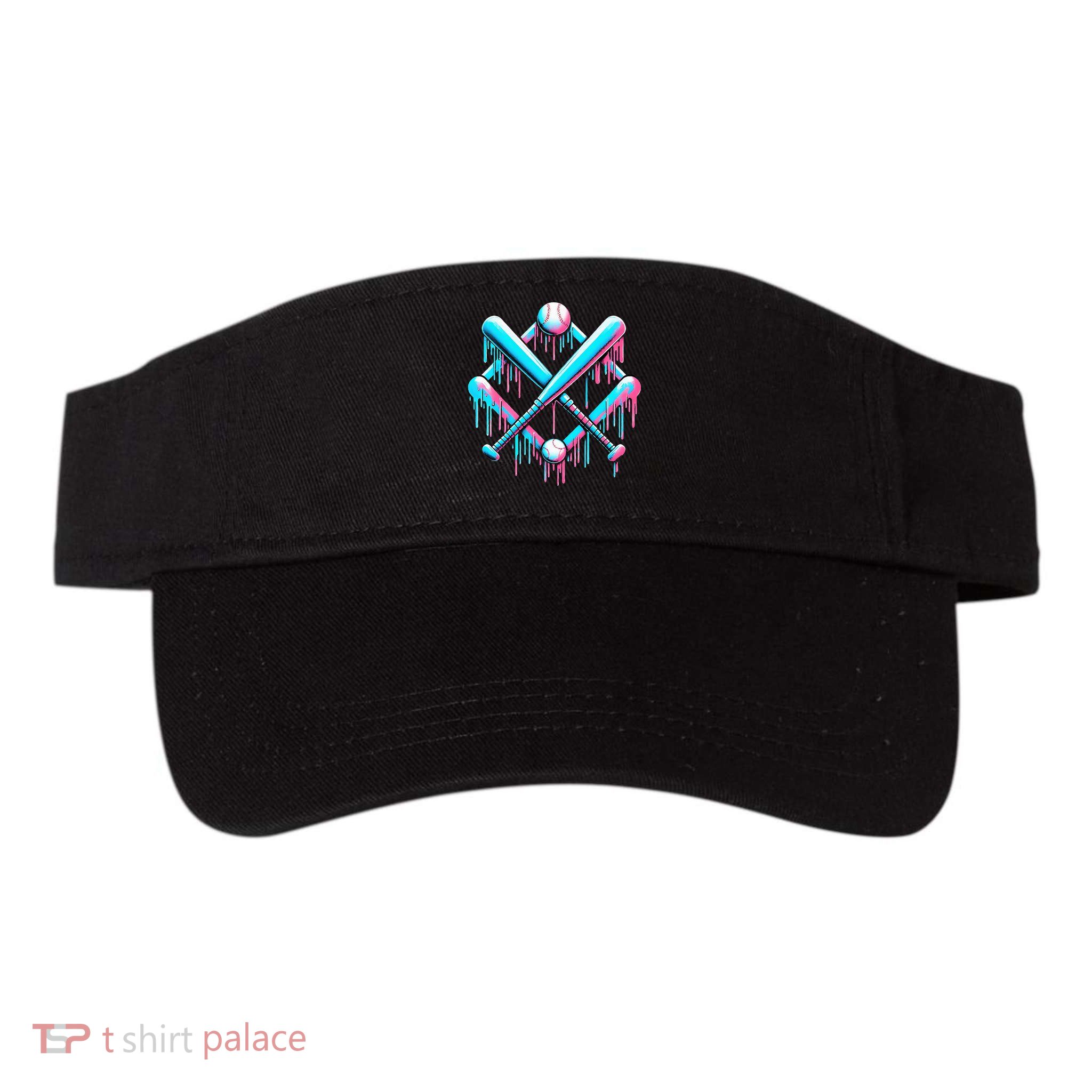 B.A.S.E.B.A.L.L Home Plate Drip For Ice Cream Spinkle Visor