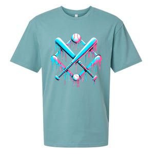 B.A.S.E.B.A.L.L Home Plate Drip For Ice Cream Spinkle Sueded Cloud Jersey T-Shirt