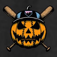 B.A.S.E.B.A.L.L Home Plate Drip Halloween Pumpkin Adult Drive Performance Visor