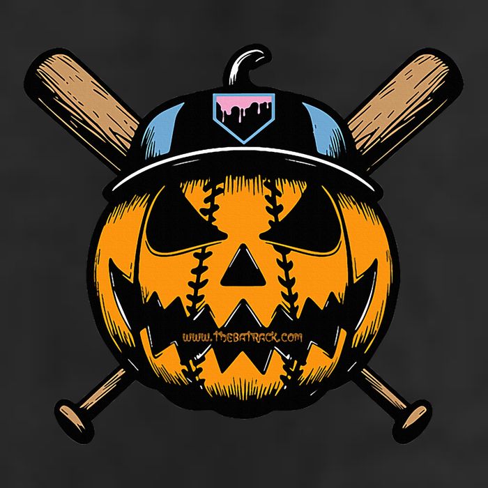 B.A.S.E.B.A.L.L Home Plate Drip Halloween Pumpkin Adult Drive Performance Visor
