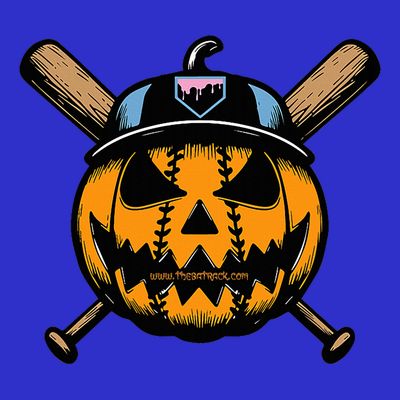 B.A.S.E.B.A.L.L Home Plate Drip Halloween Pumpkin T-Shirt