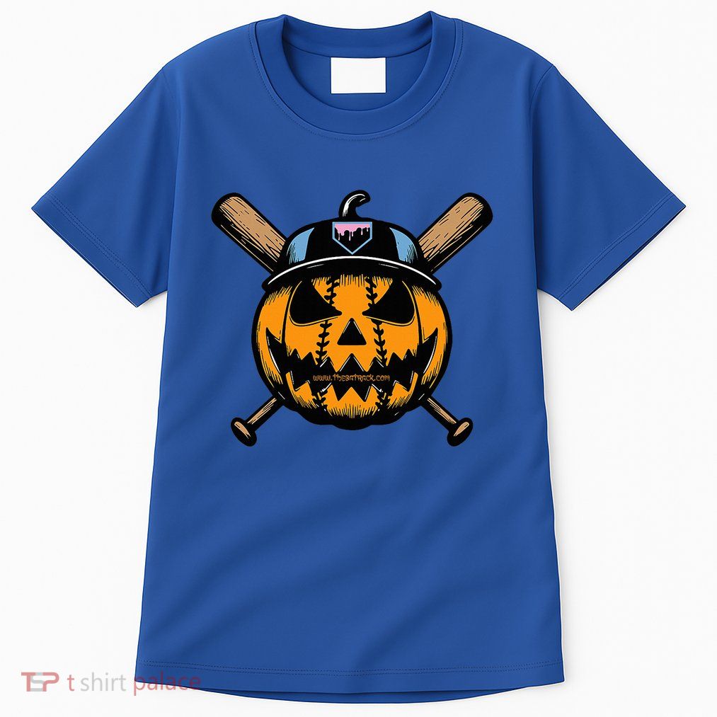 B.A.S.E.B.A.L.L Home Plate Drip Halloween Pumpkin Tall T-Shirt