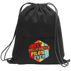 Best Helicopter Pilot Ever Sweatshirt Cinch Pack Bag