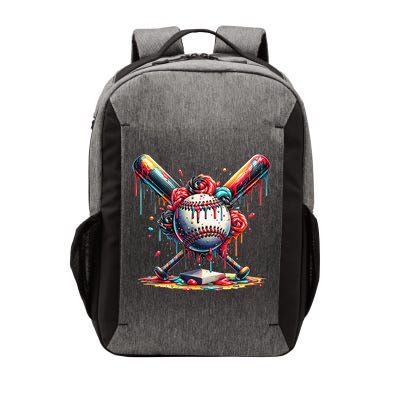 Baseball Home Plate Ice Cream Drip Baseball With Sprinkles Vector Backpack