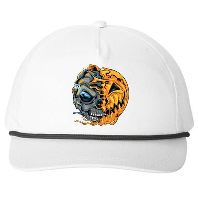 Boy Halloween Pumpkin Skull Kids Teens Snapback Five-Panel Rope Hat