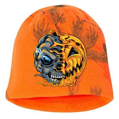 Boy Halloween Pumpkin Skull Kids Teens Kati - Camo Knit Beanie