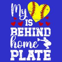 Behind Home Plate Softball Catcher Mom Softball Catcher Mama Cool Gift Zip Tote Bag