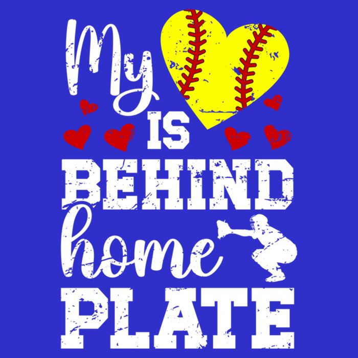Behind Home Plate Softball Catcher Mom Softball Catcher Mama Cool Gift Zip Tote Bag