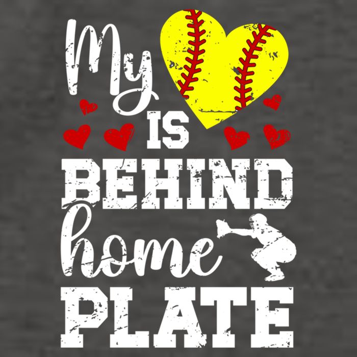 Behind Home Plate Softball Catcher Mom Softball Catcher Mama Cool Gift Vector Backpack
