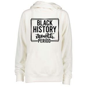 Black History Period Womens Funnel Neck Pullover Hood