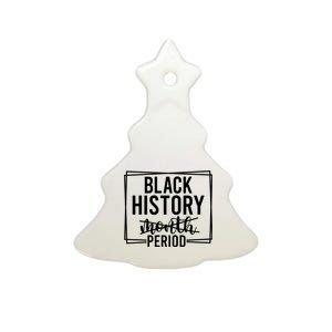 Black History Period Ceramic Tree Ornament