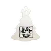 Black History Period Ceramic Tree Ornament