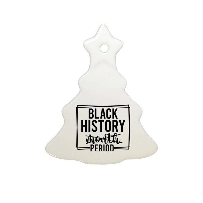 Black History Period Ceramic Tree Ornament