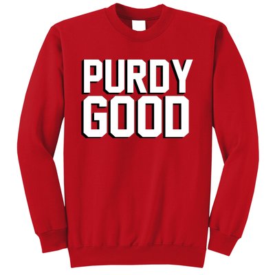 Brock Hard Purdy Good Mr Irrelevant 262 San Francisco Fan Sweatshirt