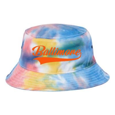 Baltimore Hometown Pride MD Throwback Tie Dye Newport Bucket Hat